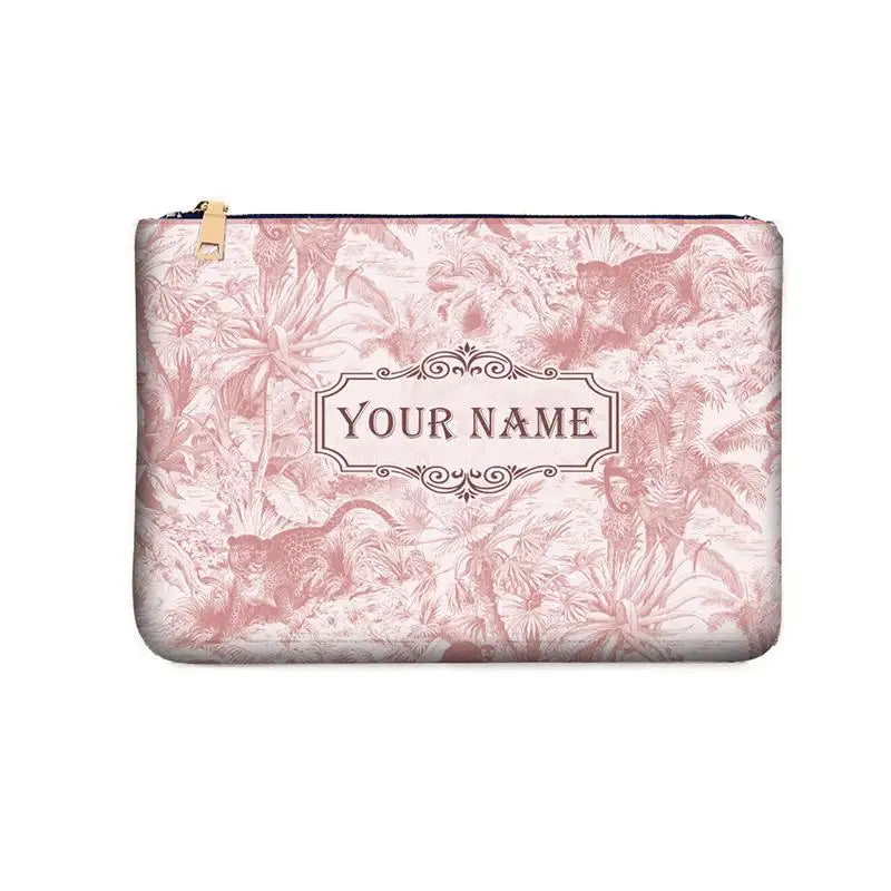Wallets for Women Personality Animal Flower Printing Linen Clutch Popular  Purse Ladies Beach Bag Party Designer Bags Luxury