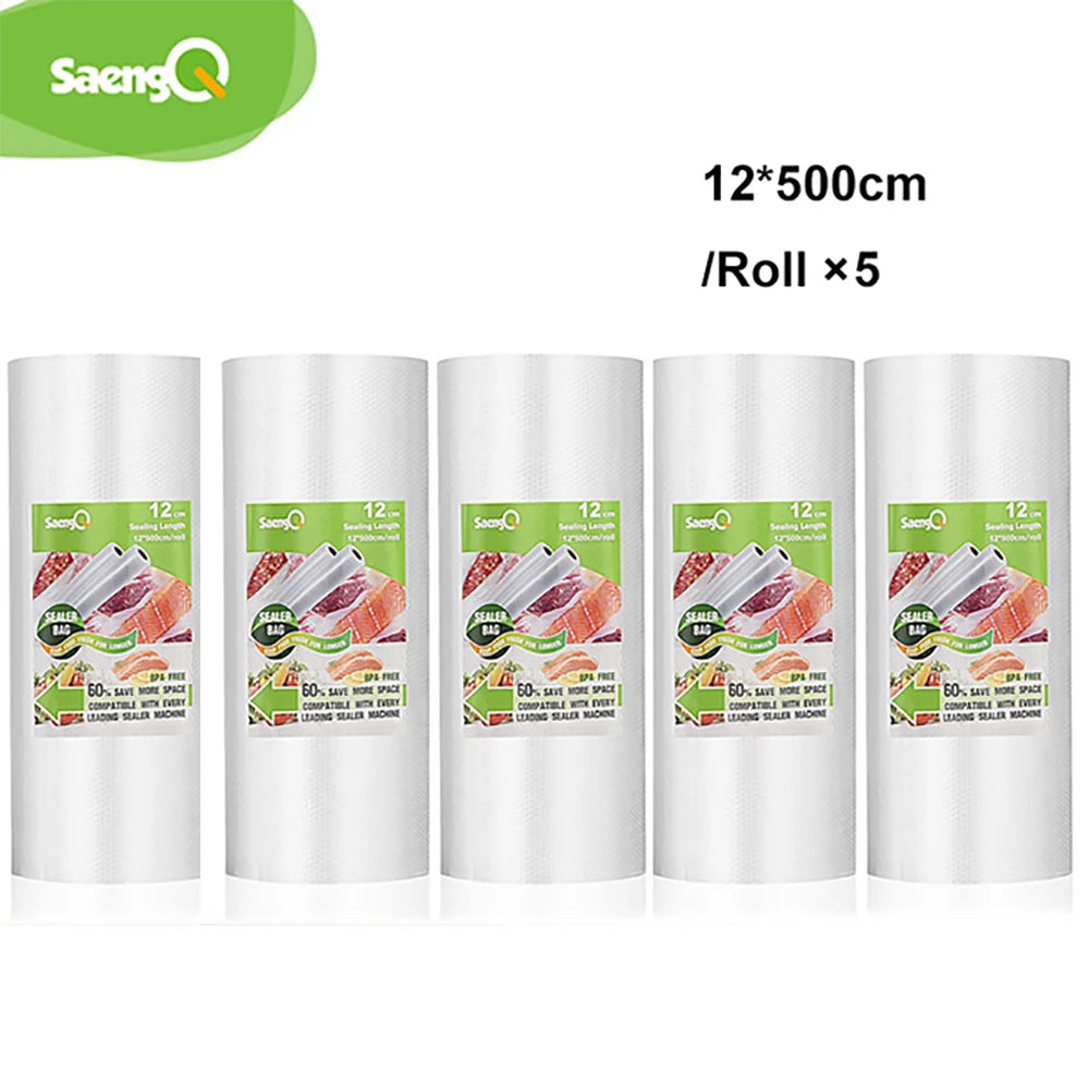 saengQ Kitchen Bags For Vacuum Food Vacuum Sealer Bag Sous Vide Storage Sealer bag Vacuum Packaging 12/15/20/25/30 cm*500 cm