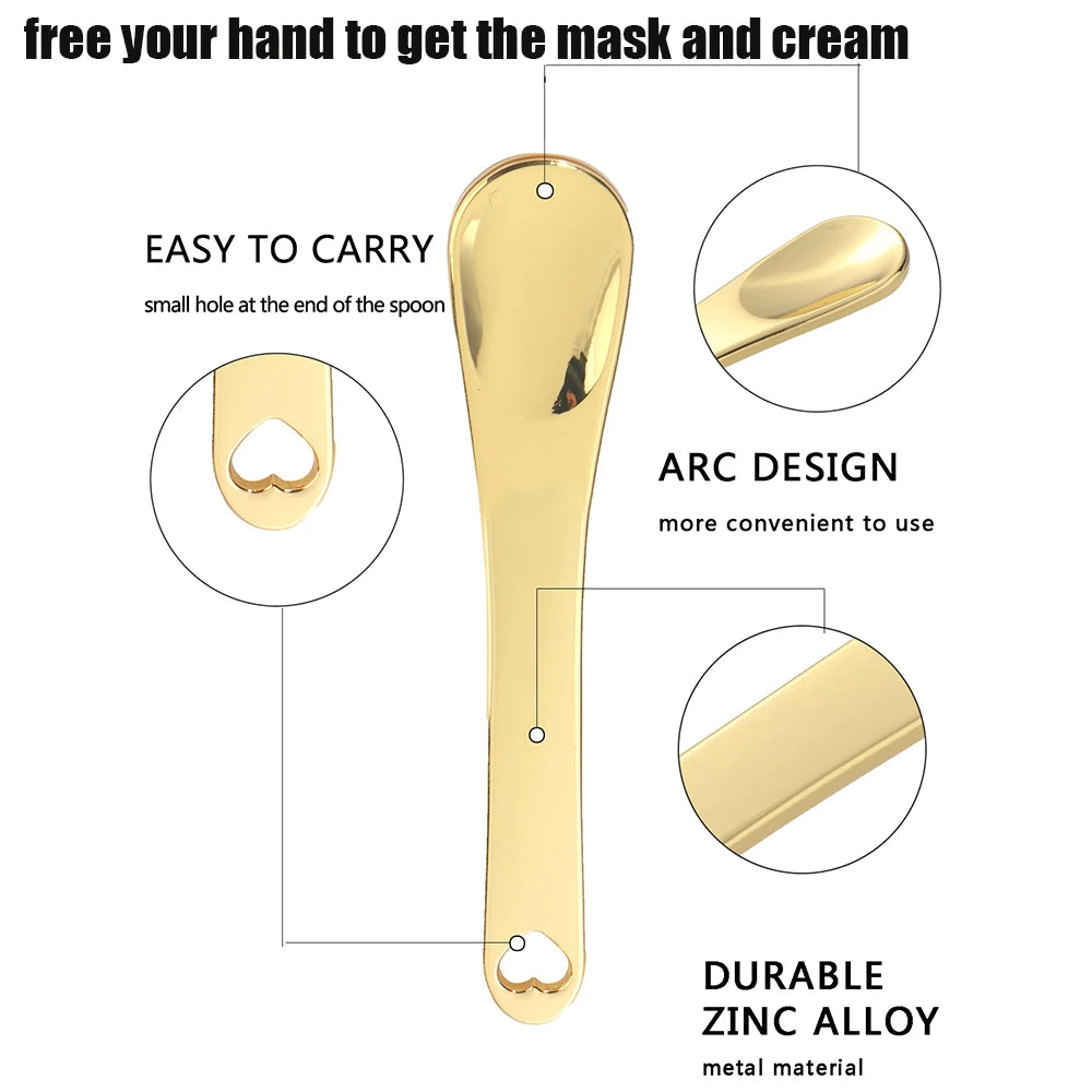 2pcs Face Spatula Massager Eye Cream Spoon Stick Skincare Beauty Tool Makeup Applicator Beauty Instrument Mini Scoop Cosmetic