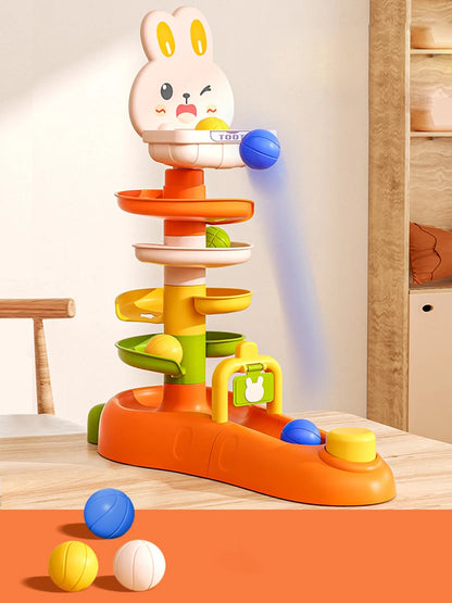 Montessori Toys Ball Drop Toy for Toddler 1 2 3 Ages Stacking Tower Toy Baby Development Game Educational Activity Birthday Gift