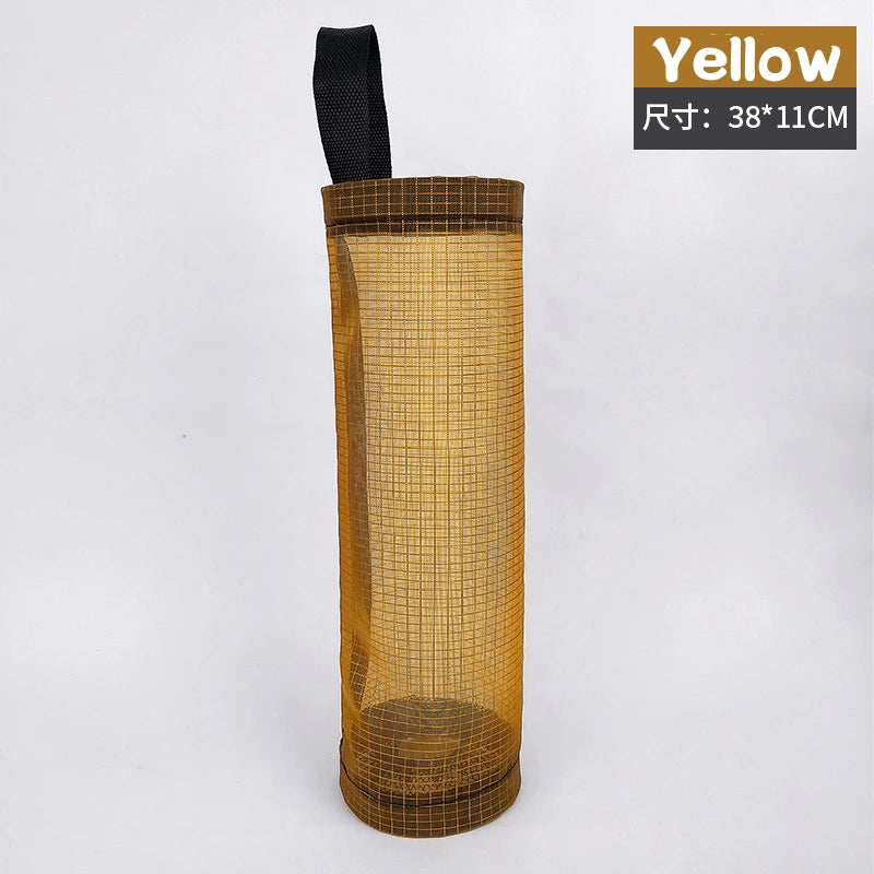 Stainless Steel Kitchen Trash Rack Cabinet Door Garbage Bags Holder Closet Garbage Storage Holder Towel Hanging Organizer