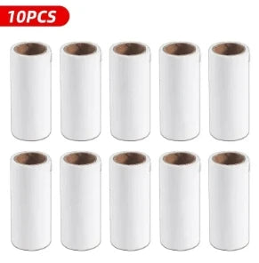 1 Pc Tearable Roll Paper Roller Dust Paper with Lid Mini Portable Clothing Bag Lint Roller Clothing Cleaning Cheap Hair Rollers