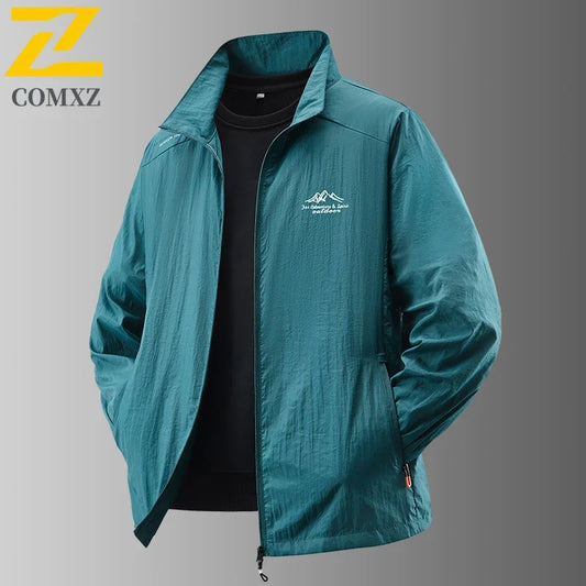 2025 Men's Summer Sun Protection Jacket Ultra-Light Thin Skin-Friendly Breathable UV Proof Fishing Ice Silk Sunscreen Coat