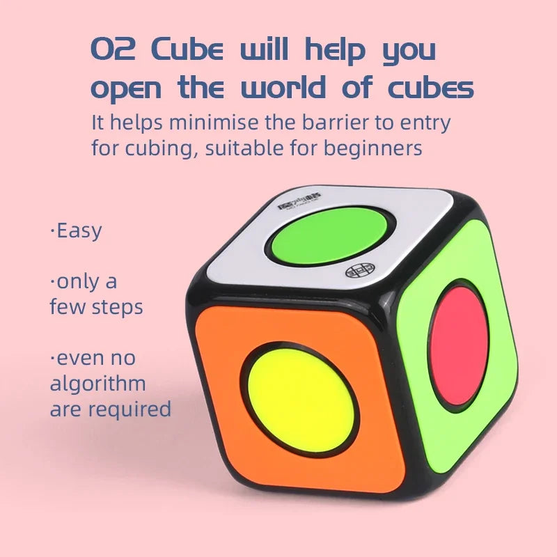 [Picube] QiYi O2 Cube Spinner Magic Speed Cube QIYI Mofangge O2 Cubo Magico Puzzle Fidget Toys Educational Toy for Children Kids