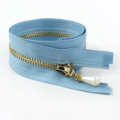 3Pcs Meetee 3# Metal Zippers Bag Zipper Closure 15-70cm Jacket Purse Easy Repair Zips Open/Close-End Coat Zip Sewing Accessories