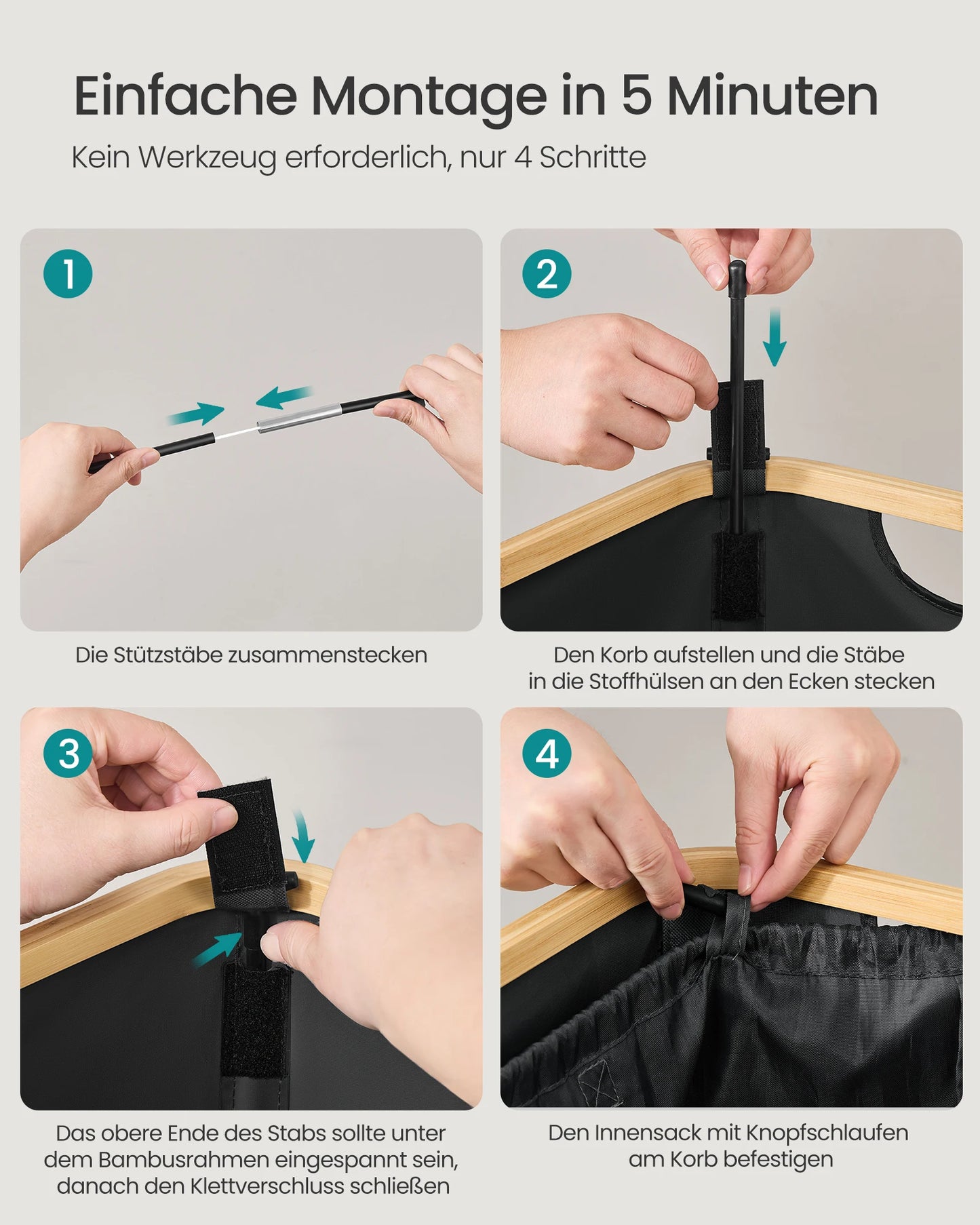 SONGMICS Deposit Bottle Collection container bottles Collector Empty Recycled container with Hole Lid Inner Bag with Handles kitchen