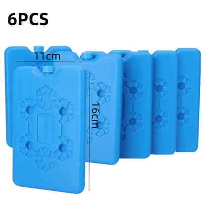 1pcs Odorfree Travel Picnic Ice Pack Reusable Freezer Cool Block Ice Bag Ultra Thin Portable Travel Fresh Food Cold Storage