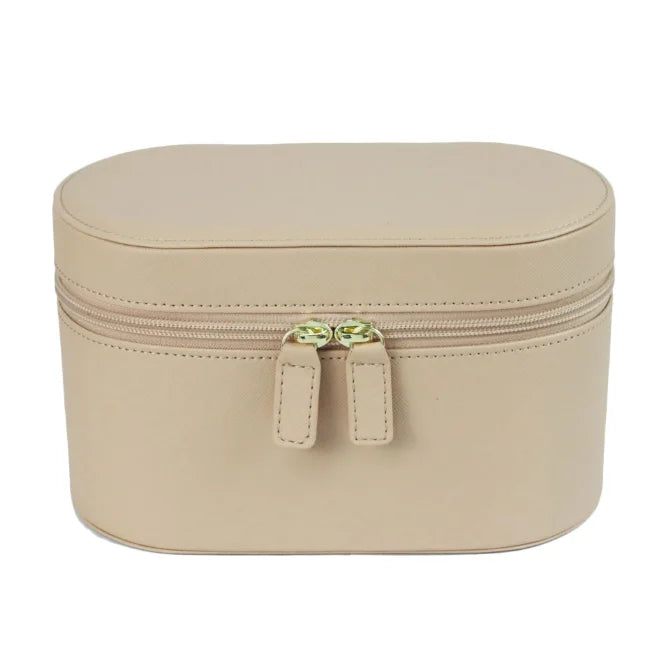 Travel portable multi functional fashionable makeup bag large capacity transparent cosmetic bag with small bag