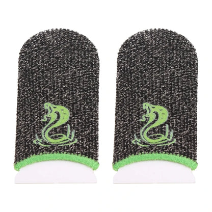 1 Pair Gamer Sleeve Sweatproof Dedales Gamer Finger Cover Touch Screen Fingertips Sleeve For PUBG Mobile Games Game Accessories