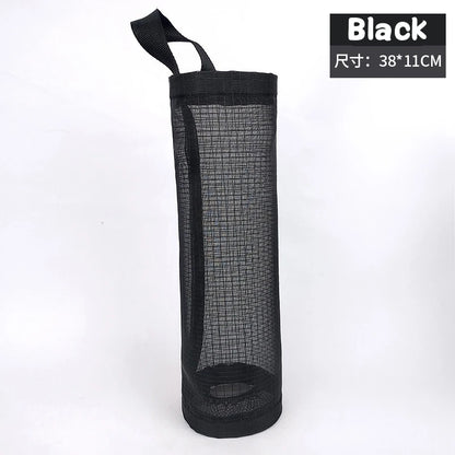 Stainless Steel Kitchen Trash Rack Cabinet Door Garbage Bags Holder Closet Garbage Storage Holder Towel Hanging Organizer