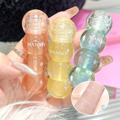 Rock Sugar calabash Hydrating Lip Gloss Moisturizing Plump Lip Doodle Lip Moisturizing Mirror lip gloss