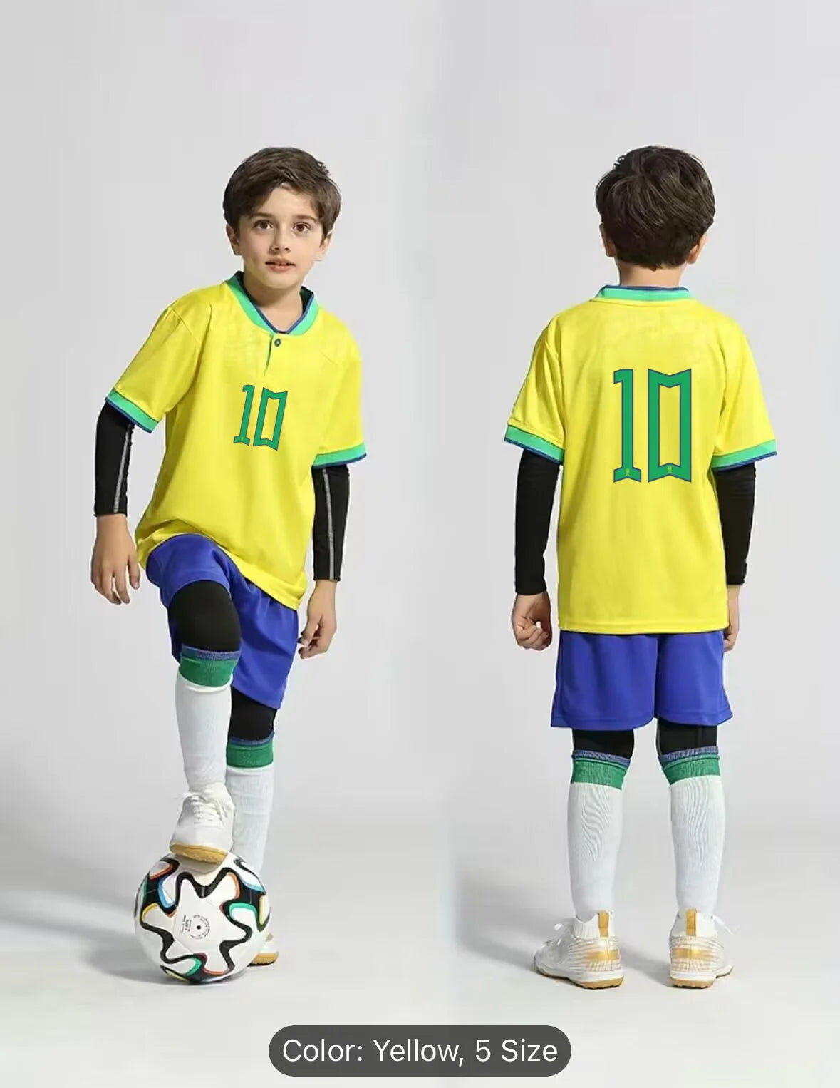 Children's sports suit boy girl Portuguese Fans shirt Training wear games rugby Football Shirt  Men Kids Child Sets Kit uniform