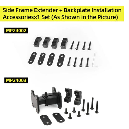 Rhinowalk Motorcycle Side Bag Accessories For MJX2004 Installing Fit Motor Irregularly Curved Bracket Avoiding Touch Exhaust