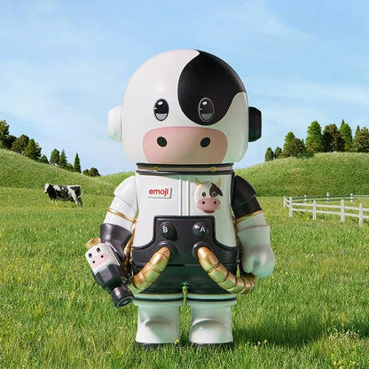 POP MART MEGA SPACE MOLLY 100% X Emoji Series Blind Box Guess Bag Desktop Decoration Cute Model Gift Girl Blind Bag Toys Anime