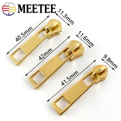 5/10/20Pcs 5# Zipper Pulls For Sewing Zippers Tape Metal/Nylon/Resin Zips Sliders Bag Garments Repair DIY Accessories