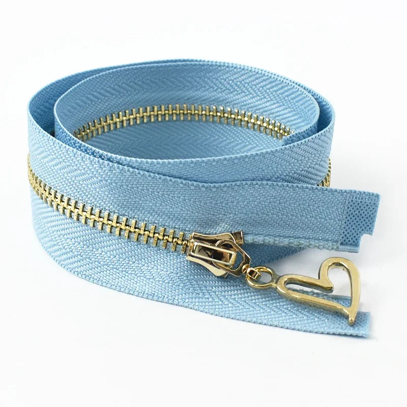 3Pcs Meetee 3# Metal Zippers Bag Zipper Closure 15-70cm Jacket Purse Easy Repair Zips Open/Close-End Coat Zip Sewing Accessories