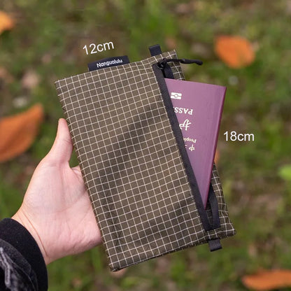 Ultralight UHMWPE xpac Tactical Wallet Passport Holder - Waterproof RFID Outdoor Camping Card Pouch Cash Bag - Molle Attachment