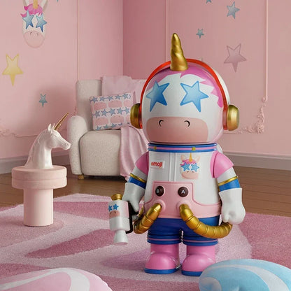 POP MART MEGA SPACE MOLLY 100% X Emoji Series Blind Box Guess Bag Desktop Decoration Cute Model Gift Girl Blind Bag Toys Anime