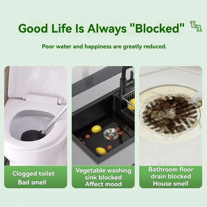 1/3/6 Bag Pipeline Clearing Powder Fast-Acting Formula Powerful Clog Removal For Home Bathroom Kitchen Use