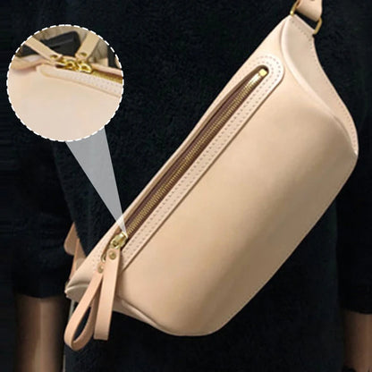 YOMDID 9PCS Handmade Leather Chest Bag Crossbody Backpack Making Sewing Pattern Kraft Template DIY Purse Making Kraft Stencil