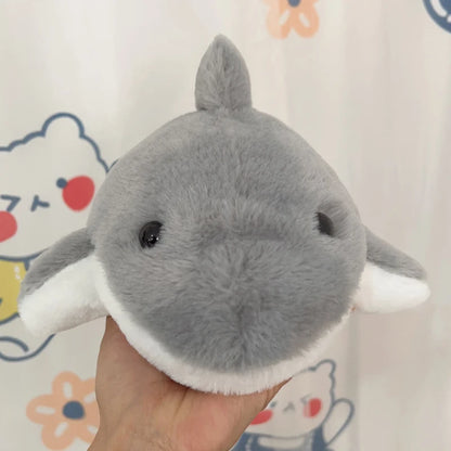 Stuffed Plush Animals Toys Hand Finger Story Puppet Kawaii Dolls Educational Toys Grey Shark Hands Kids Toy Birthday Gift