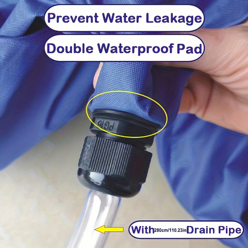 Summer Air Conditioning Cleaning Cover Suitable for  9000~36000BTU Hanging AC Thickened Dust Water Bag Support Plate Cleaner Set