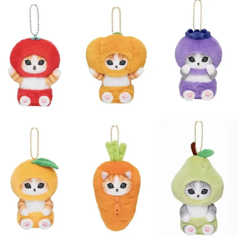 Cattoon Anime Mofusand  Plush Doll Toys Stuffed Animals Keychain Bag Small Pendant Hangings Christmas Birthday Gifts