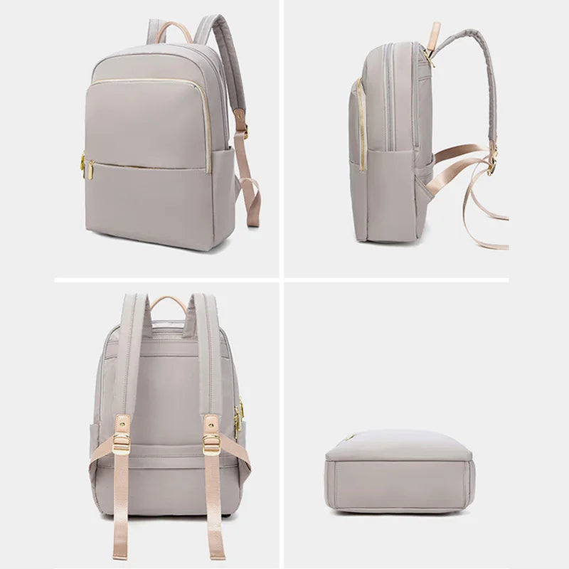 Women backpack oxford cloth waterproof Shockproof Fashion Office Lady Bag 13 14 inch laptop backpack