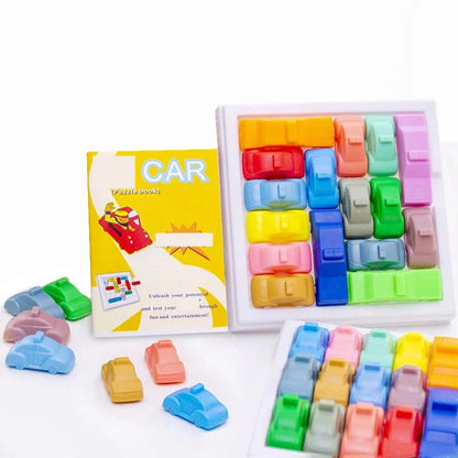 Space Rush Traffic Logic Game Educational Puzzle Car Board Games Cars Escape Gridlock Parking Lot For Kids Teen（random color）