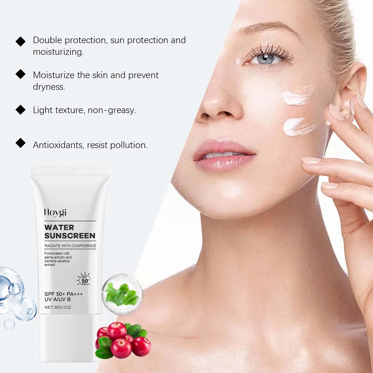 Sunscreen Cream Stick Spf 50+ Anti Oxidant UV Oil-Control Concealer Nourishing High Sun Protection Isolation Cream for Face Body