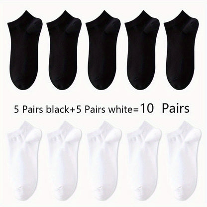 Women'S Classic Invisible Socks, Solid Color, Polyester 94% Spandex 6%, Knit Fabric, 200g/m², Hand Wash, for Women