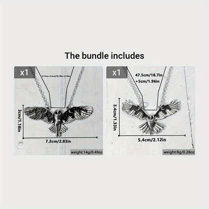 Vintage Silvery Owl Pendant Necklace Witch Moon Phase Art Necklace Ladies Animal Totem Necklace Jewelry Gift