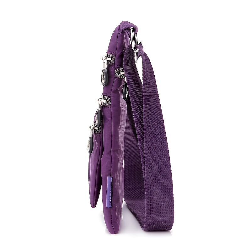 حقيبة نسائية صغيرة كاجوال خفيفة الوزن للسفر، محفظة نقود صغيرة من قماش النايلون