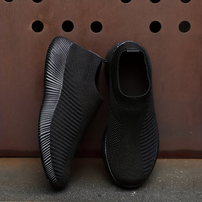 [Slipon Footwear] Women's Lightweight Slip-On Sneakers, Breathable Fabric Upper, EVA Sole, Comfort Insole, Solid Color, Low Top Design for Summer Casual Sports Shoes