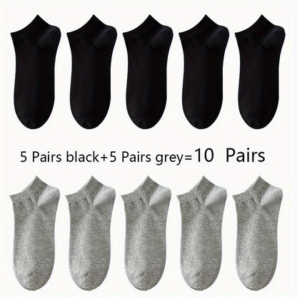 Women'S Classic Invisible Socks, Solid Color, Polyester 94% Spandex 6%, Knit Fabric, 200g/m², Hand Wash, for Women